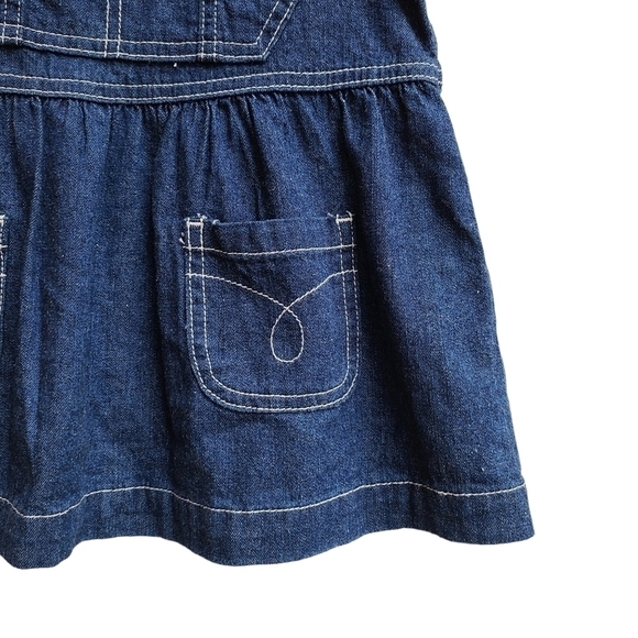 Calvin Klein Denim Jumper Dress, Size 18 Months - Picture 4 of 9